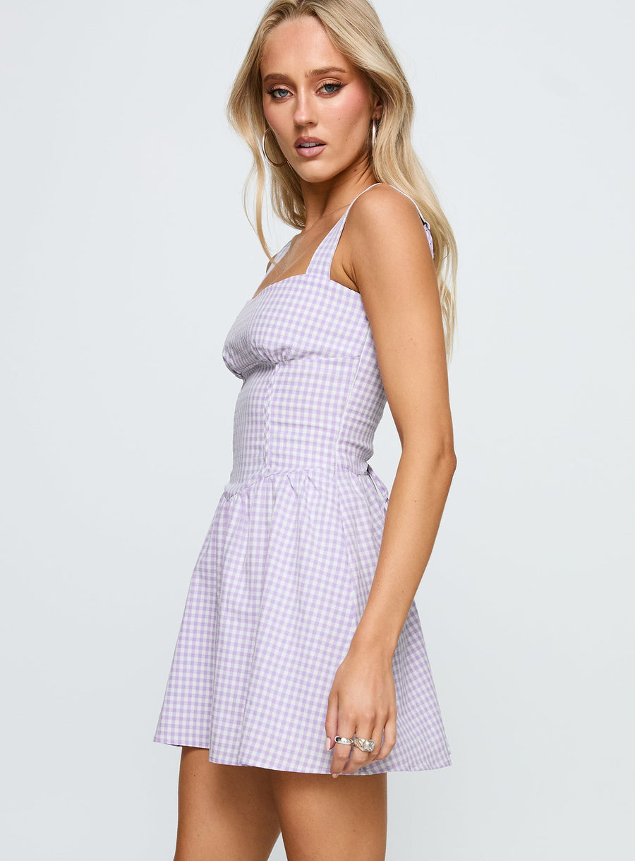 Gentle Soul Mini Dress Purple Multi · photo 4