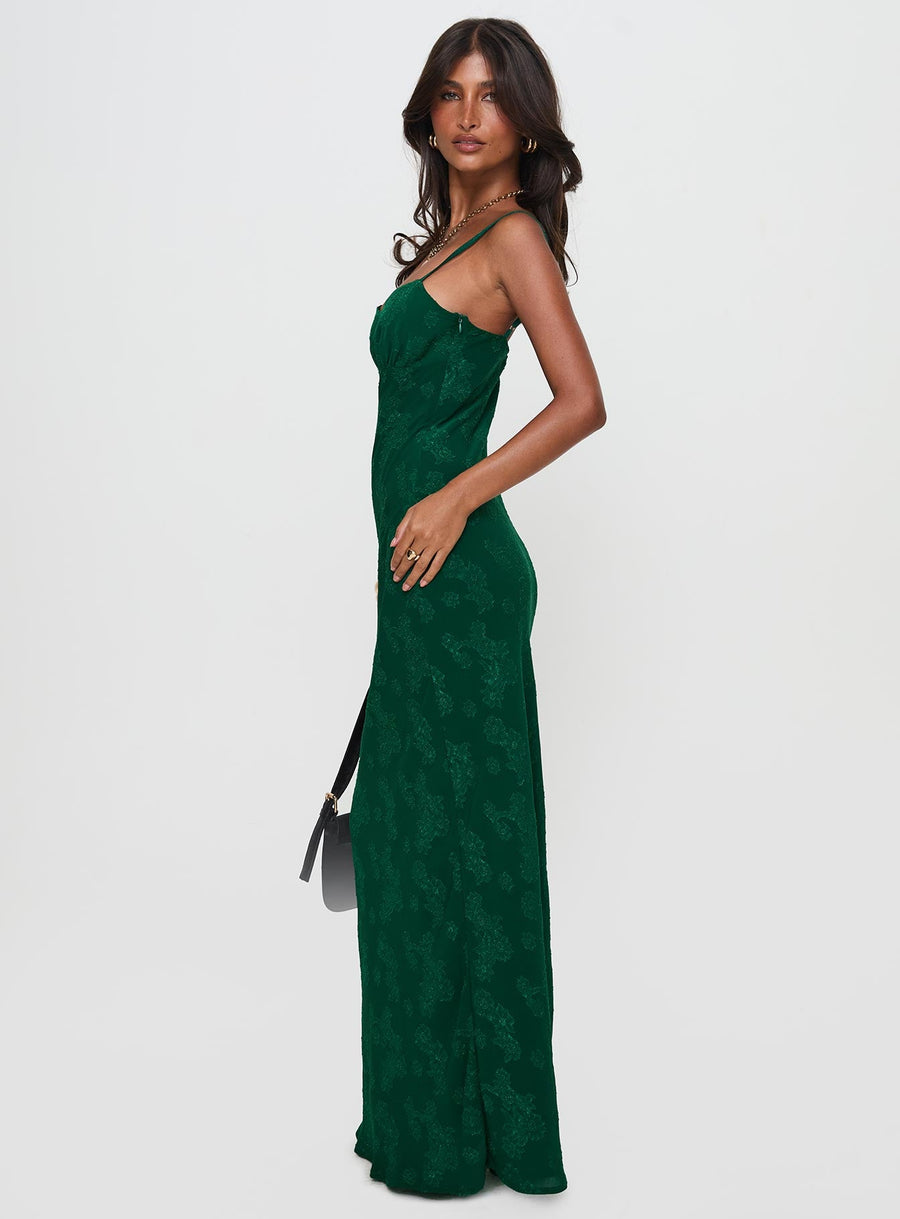 Ginette Maxi Dress Forest Green · photo 3