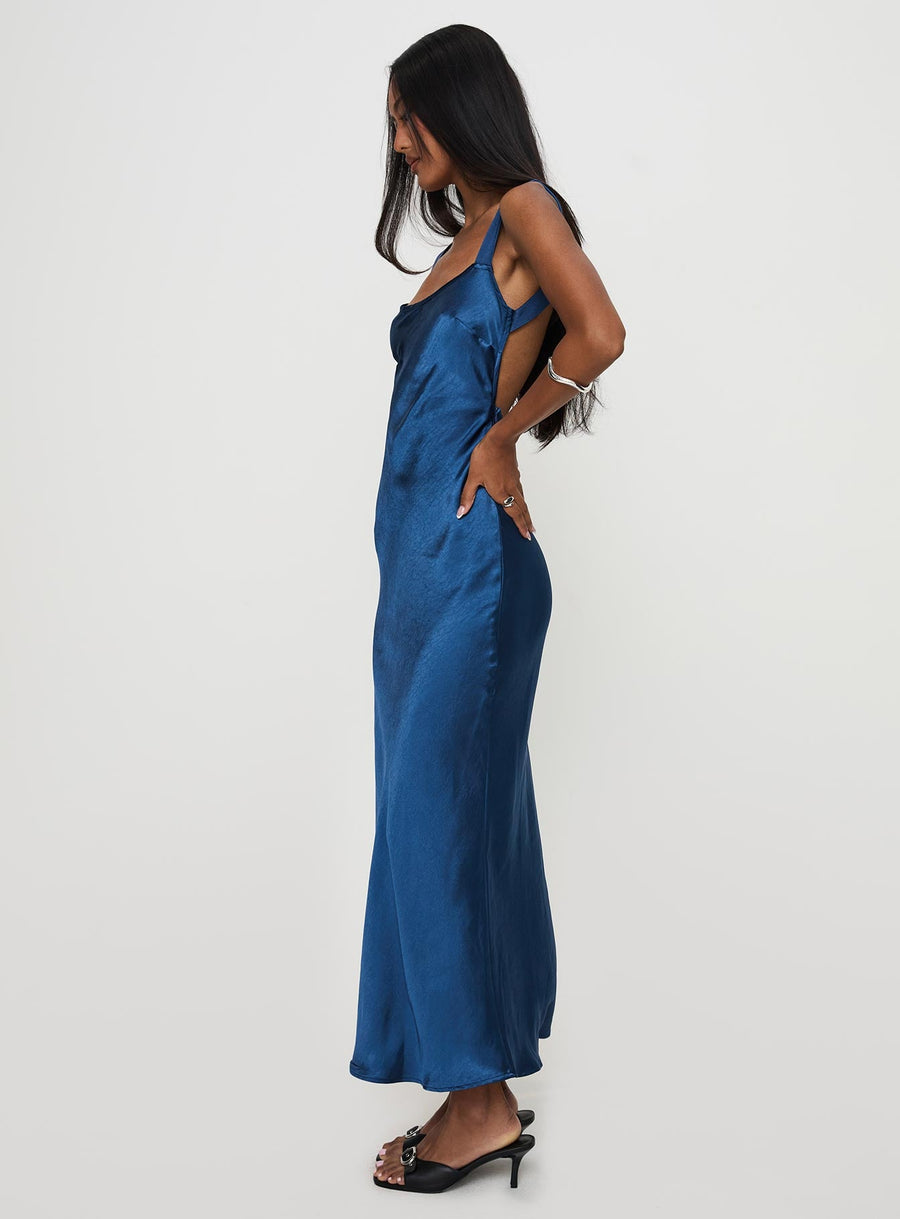 Emiliana Maxi Dress Blue · photo 3