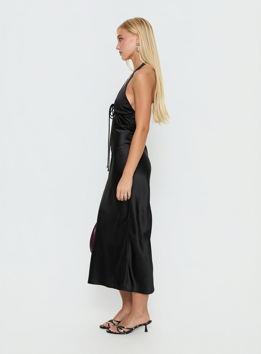 Jessamyn Halter Maxi Dress Black · photo 3