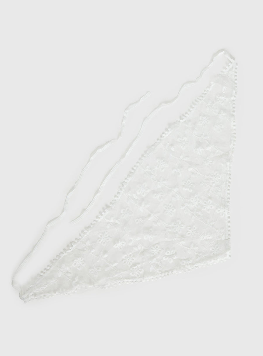 Ex Factor Sheer Head Scarf White · photo 4