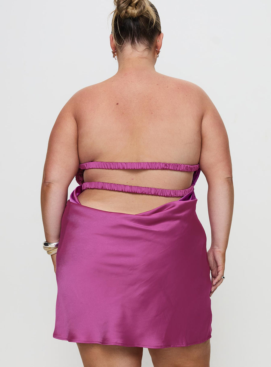 Faviola Mini Dress Purple Curve · photo 5