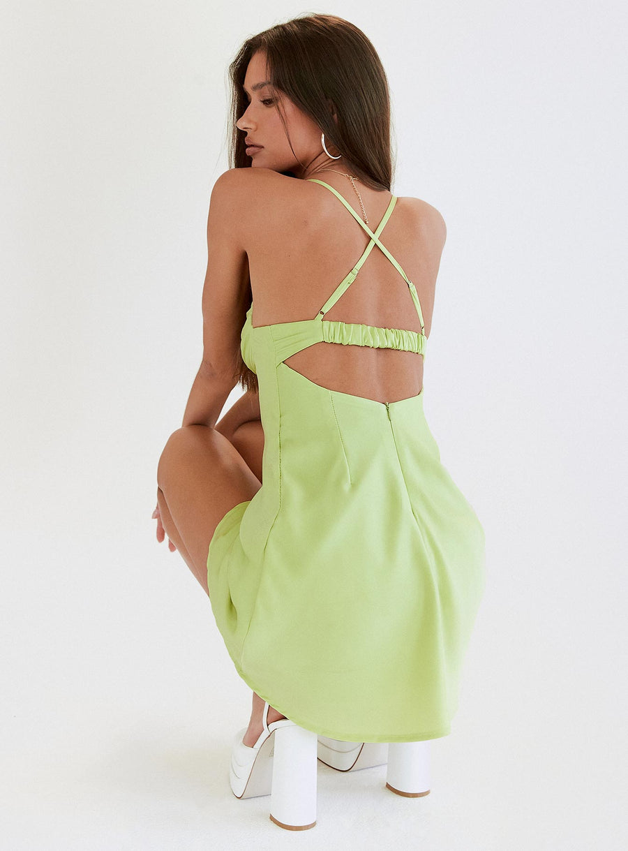 Glendon Mini Dress Green · photo 4