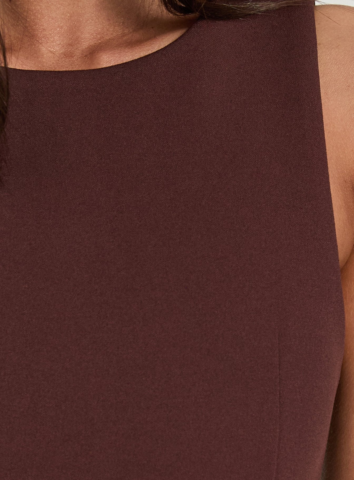 Anse Mini Dress Chocolate