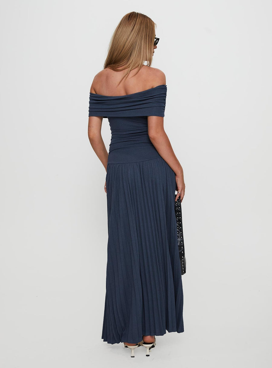 Field Of Dreams Maxi Dress Navy · photo 5
