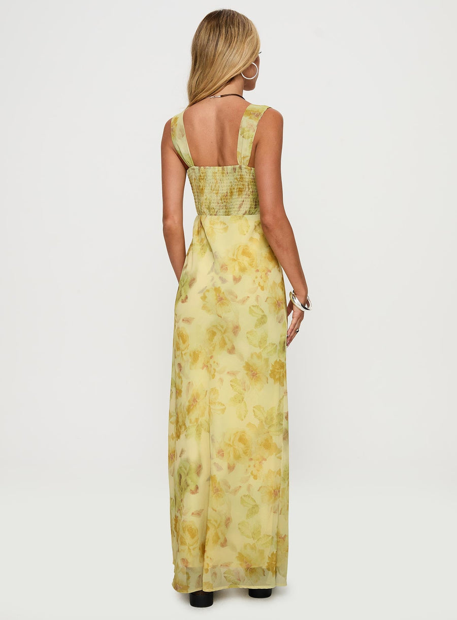 Fernwood Maxi Dress Yellow Multi · photo 5