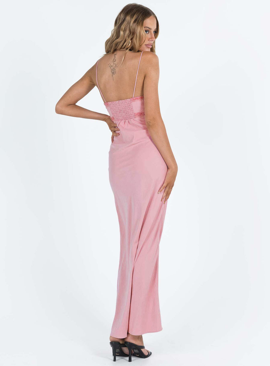 Emily Maxi Dress Gin Fizz Pink · photo 5