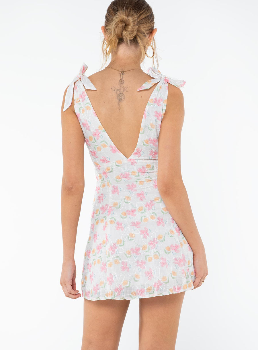 Island Time Mini Dress Pink Floral · photo 6