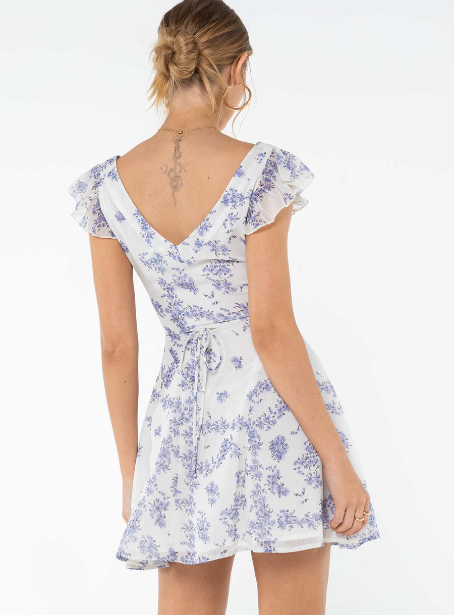 Dream Away Mini Dress Blue Multi · photo 5
