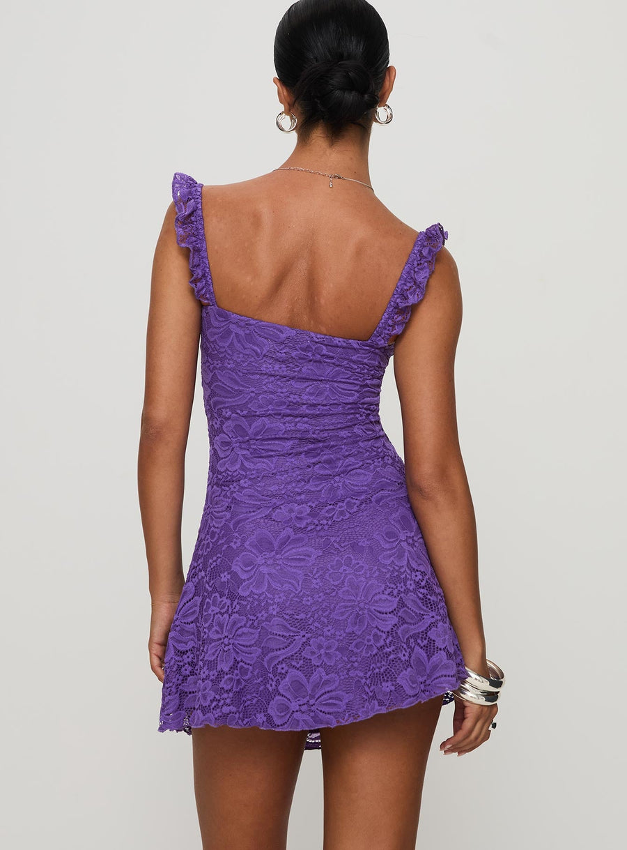 Beacall Mini Dress Purple · photo 5