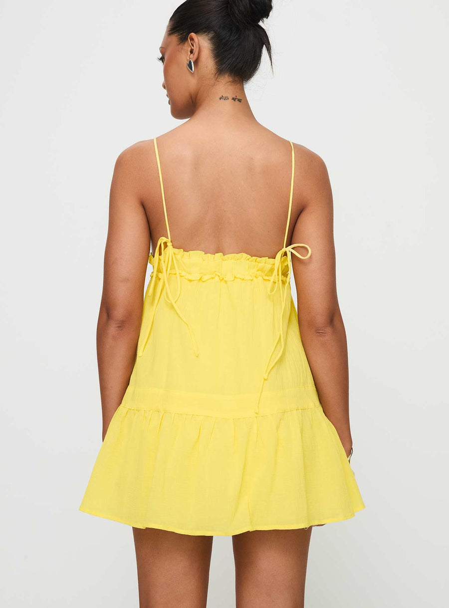 Dionne Mini Dress Lemon · photo 5