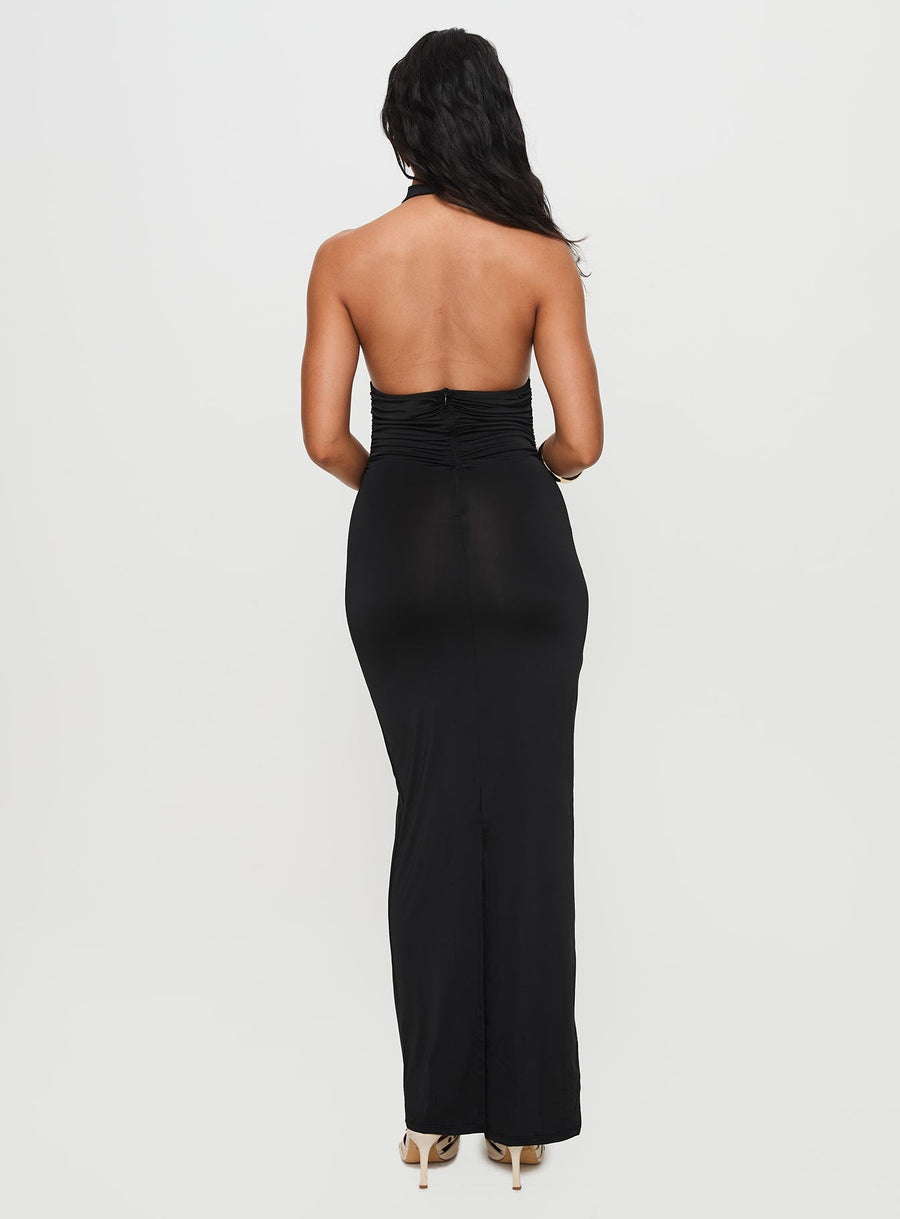 Giggle Maxi Dress Black · photo 4
