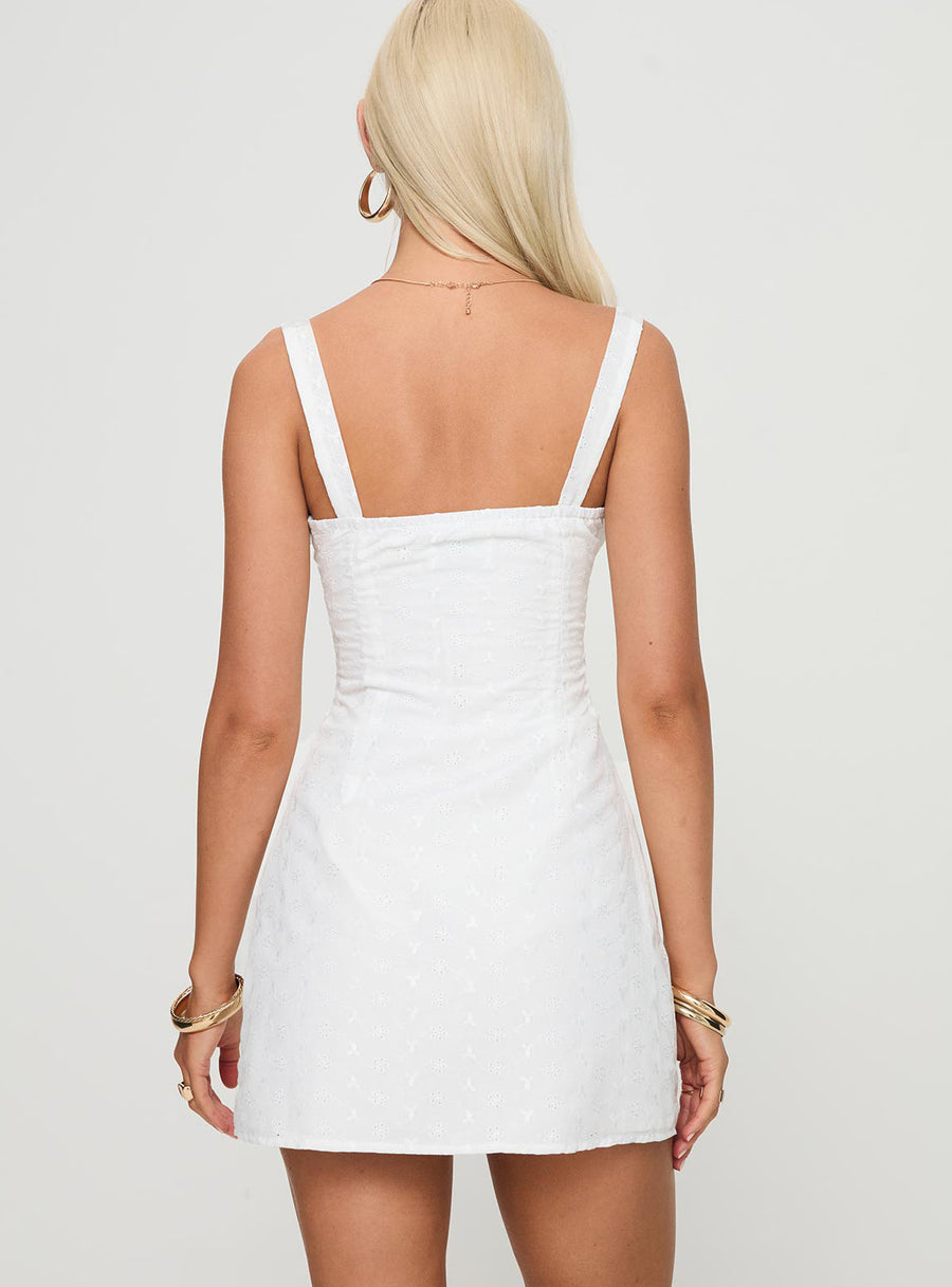 Faucher Mini Dress White · photo 5