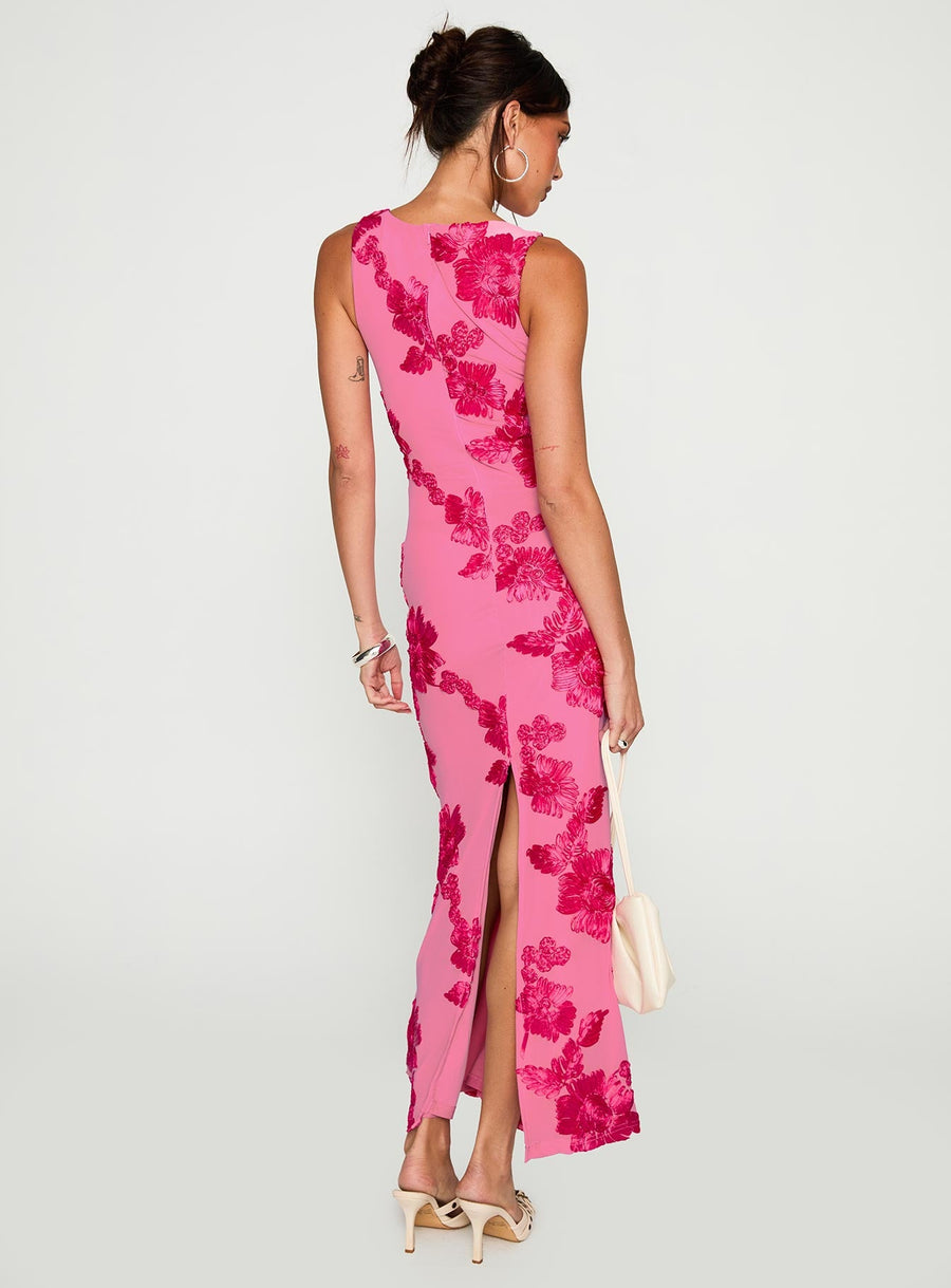 Fionna Floral Maxi Dress Pink · photo 4