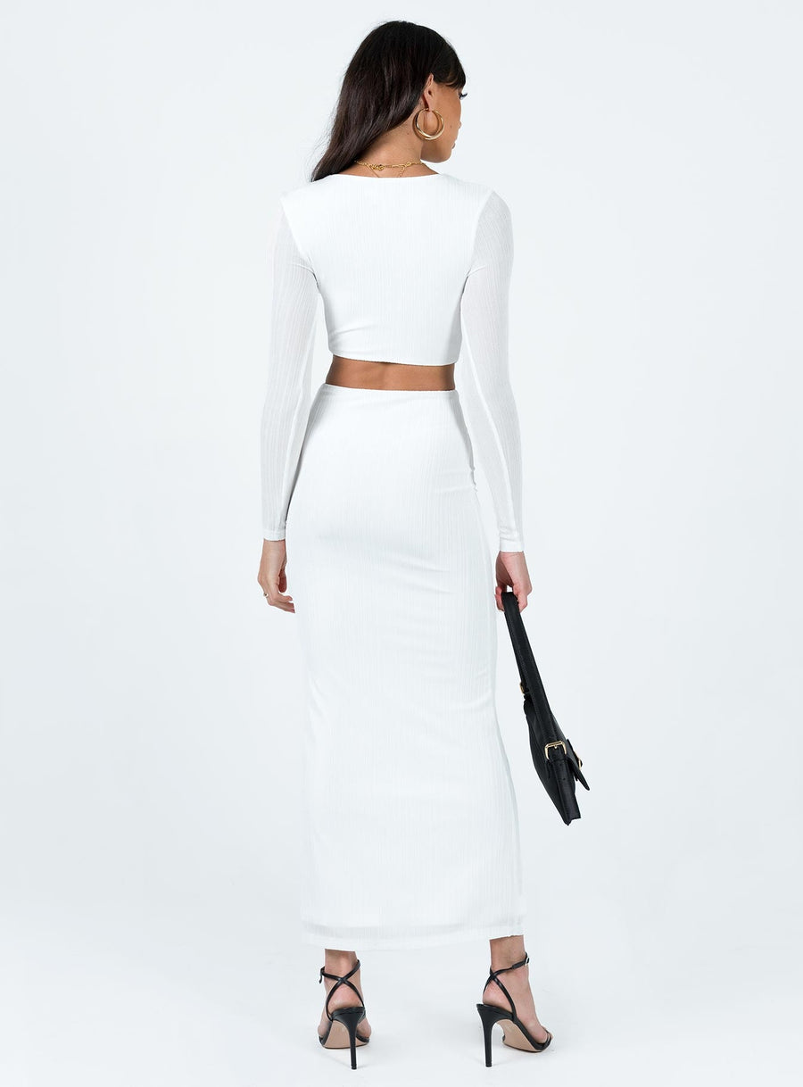 Everton Maxi Dress White · photo 5