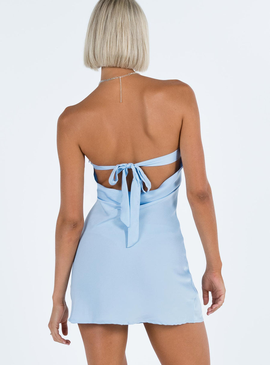 Jasmyn Mini Dress Blue · photo 5