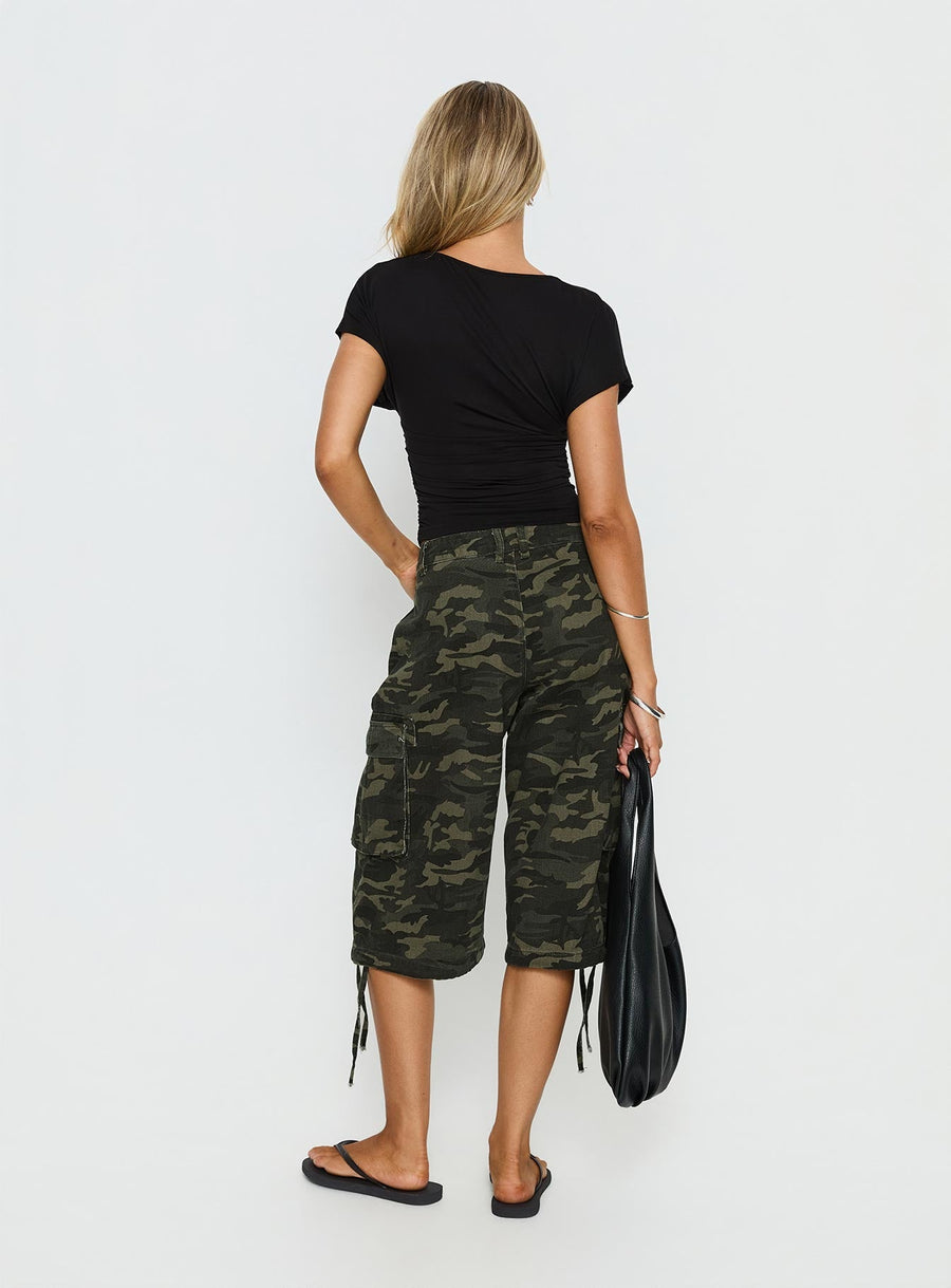 Hudsen Longline Cargo Shorts Camo · photo 6