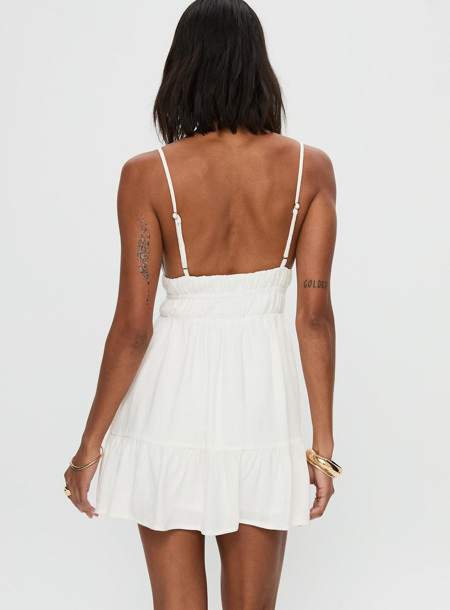 Elpida Mini Dress White · photo 5