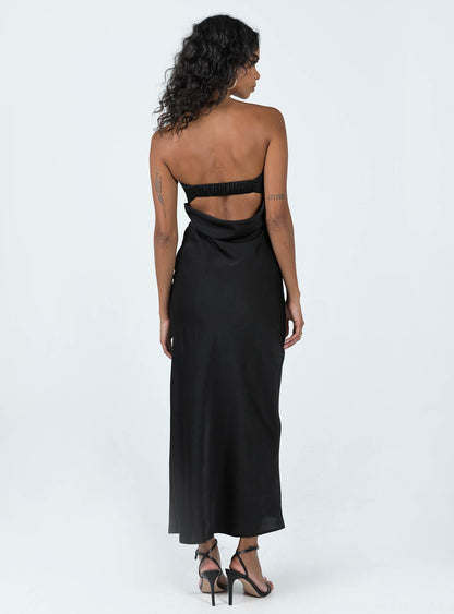 Shaun Midi Dress Black