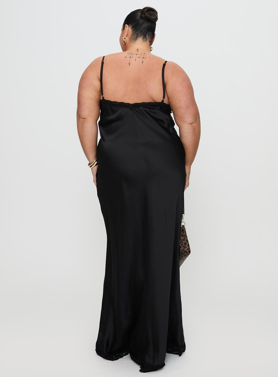 Jorjette Lace Maxi Dress Black · photo 9