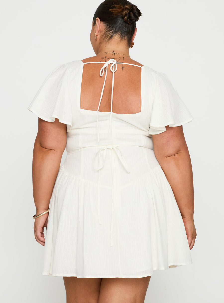 Forever More Mini Dress White Curve · photo 5