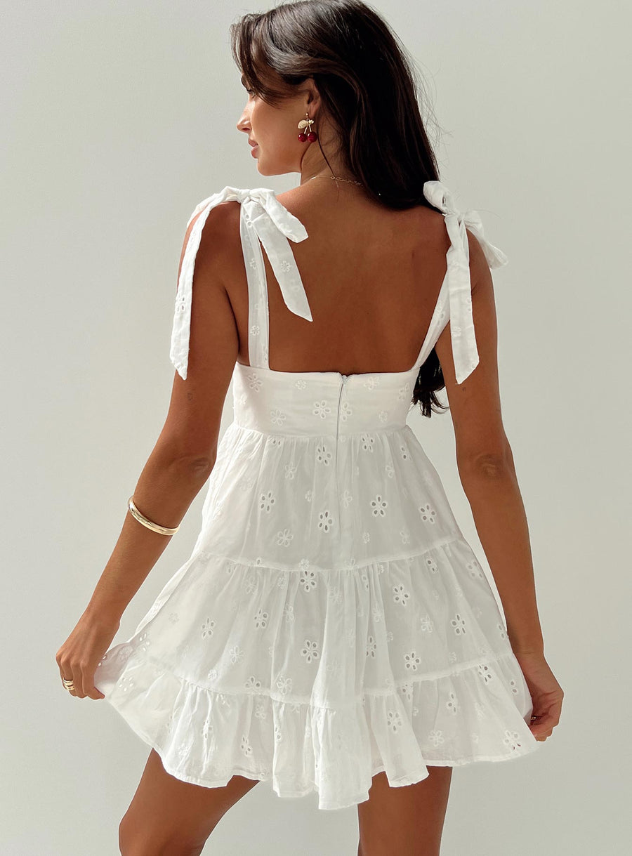 Galvis Mini Dress White Tall · photo 4