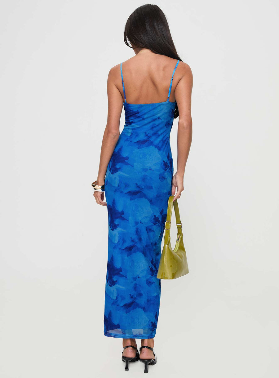 Hathaway Maxi Dress Blue Floral · photo 5