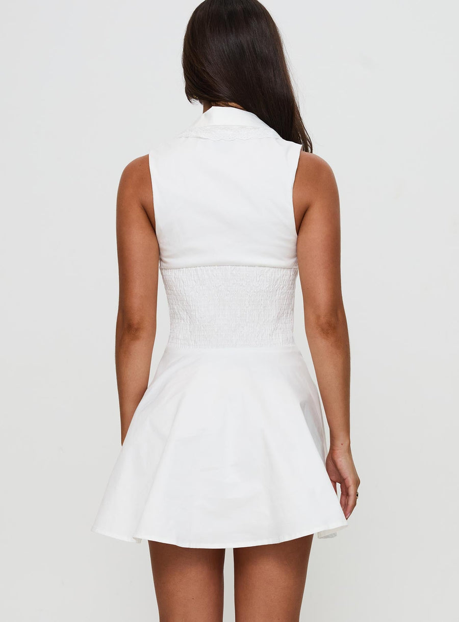 Haworth Mini Dress White · photo 5