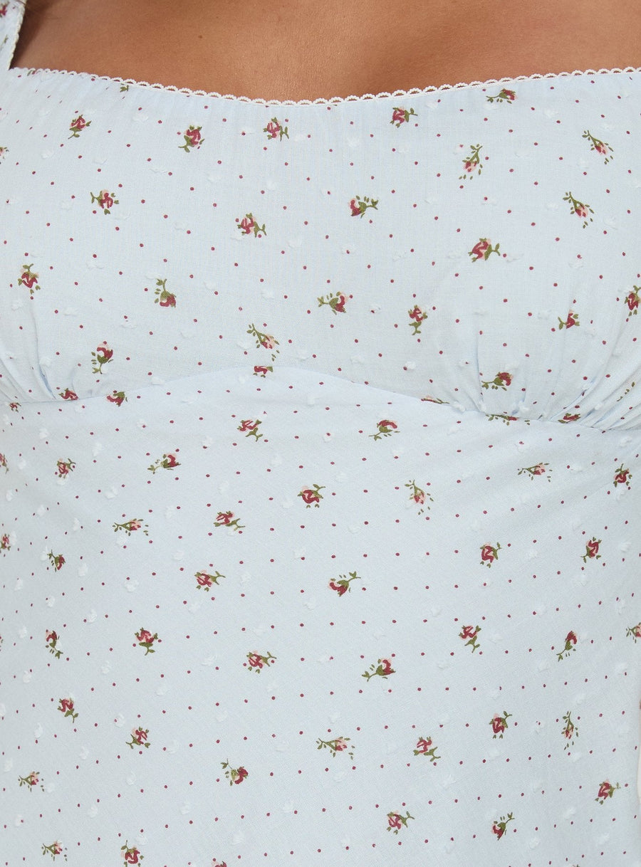Fenrir Ruched Mini Dress Multi Floral · photo 5
