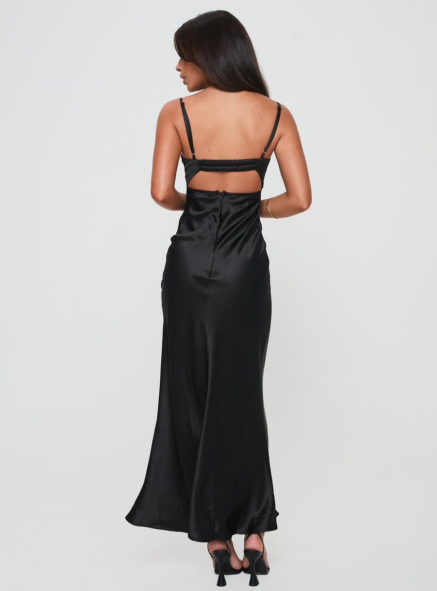 Fadyen Bias Cut Maxi Dress Black · photo 6