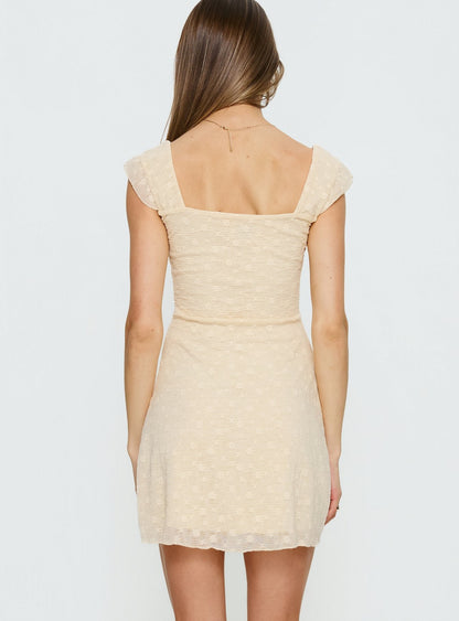 Lanchester Mini Dress Butter Yellow