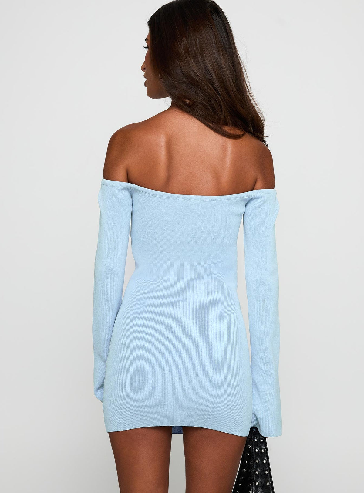 Parisa Long Sleeve Mini Dress Blue