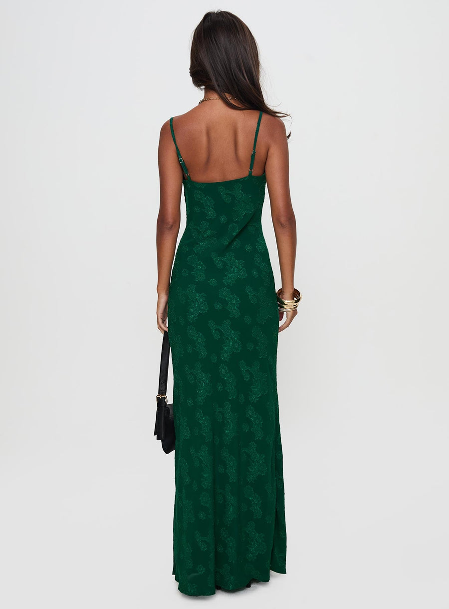 Ginette Maxi Dress Forest Green · photo 4