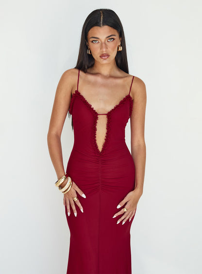 Capisce Maxi Dress Red