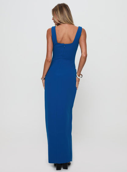 Bombshell Maxi Dress Cobalt