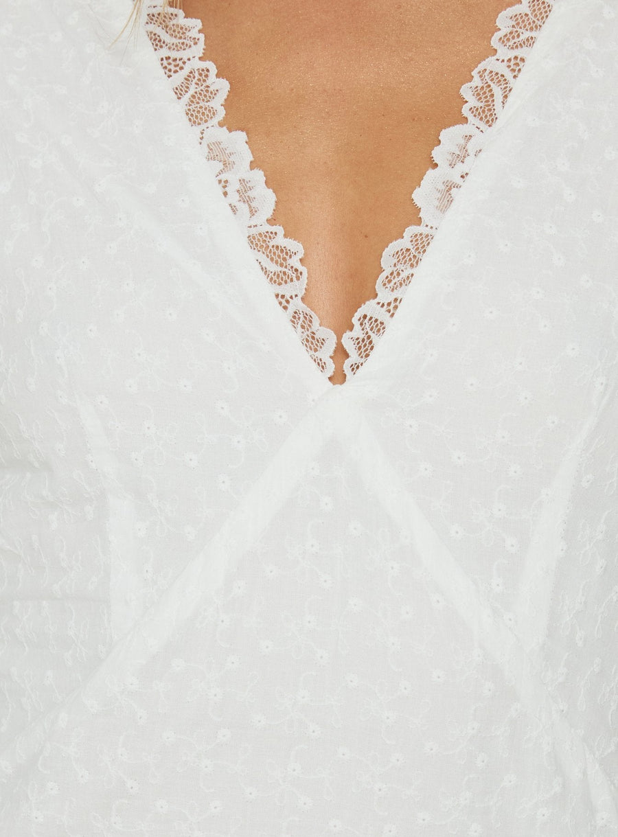 Eloisah Sleeveless Midi Dress White · photo 5