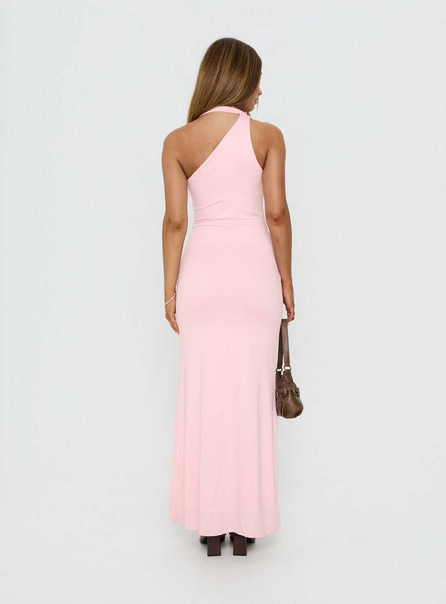 Ivetta Ruched Maxi Dress Pink · photo 5