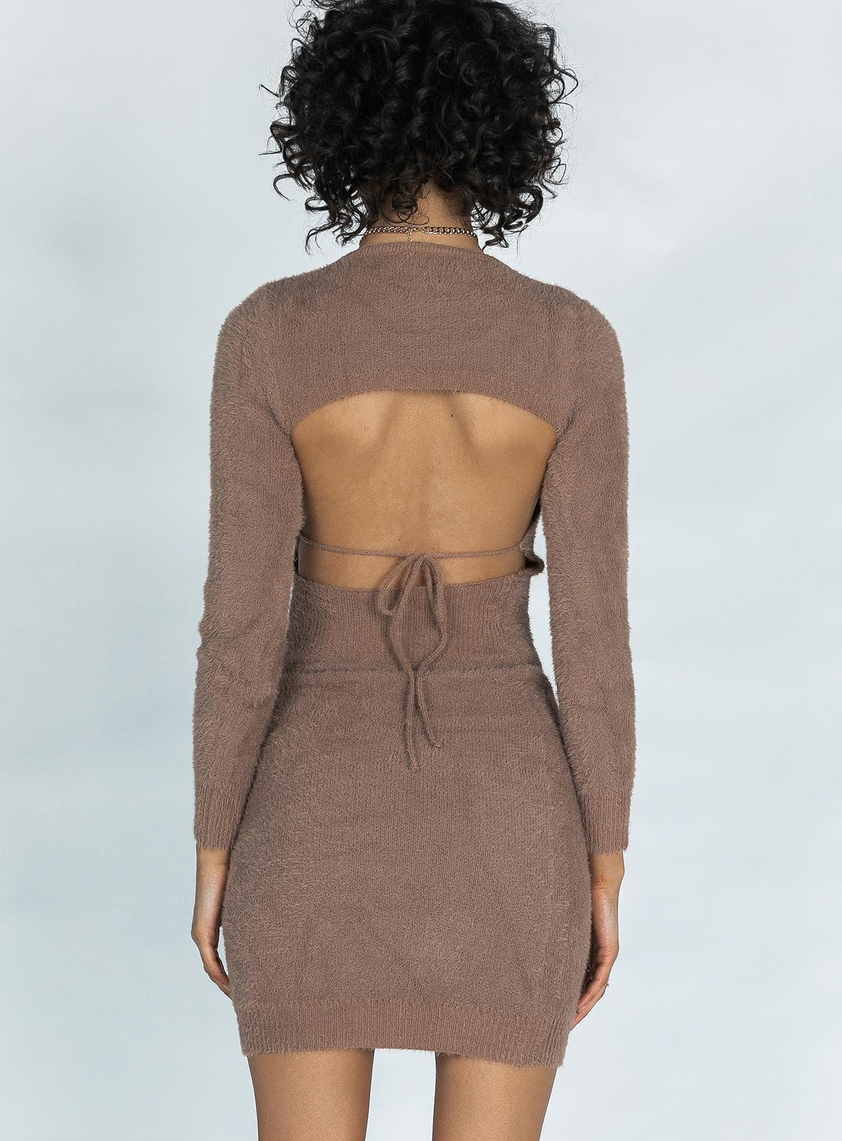 Dani Mini Dress Brown