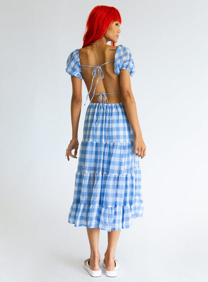 Danny Midi Dress Blue