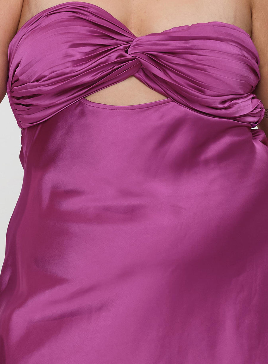 Faviola Mini Dress Purple Curve · photo 6