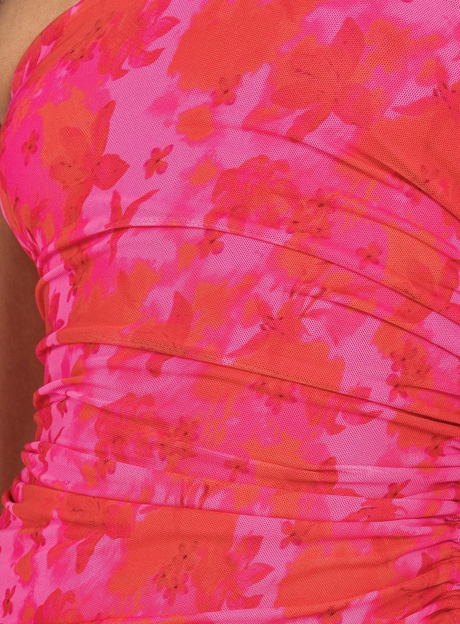 Donelli Mini Dress Pink Floral · photo 5