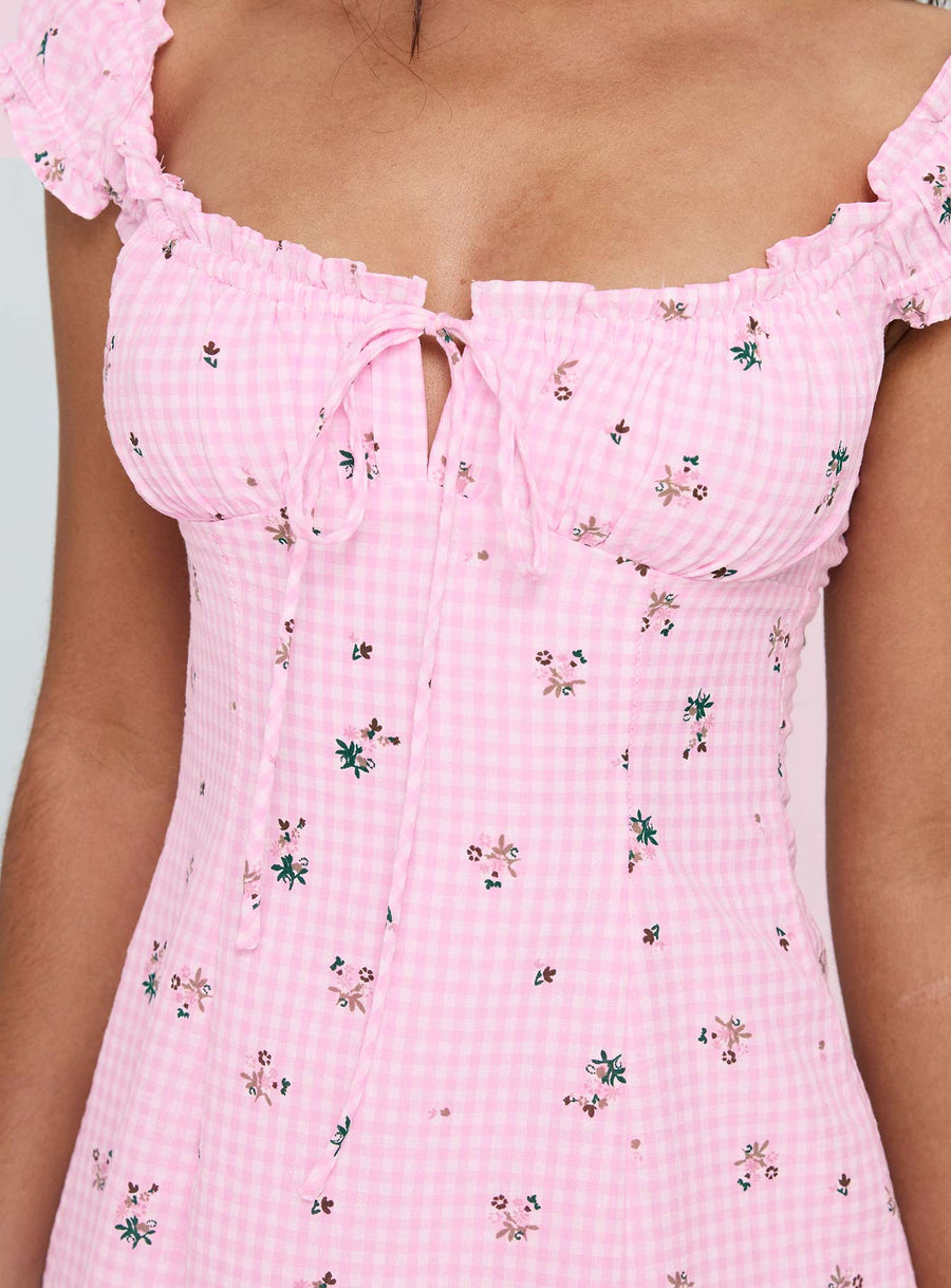 Freija Mini Dress Pink Multi · photo 5