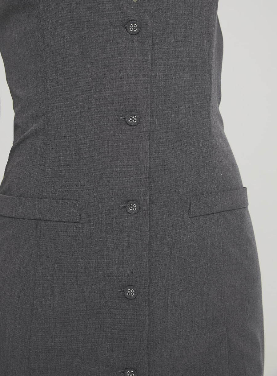 Fenny Mini Dress Grey Petite · photo 6