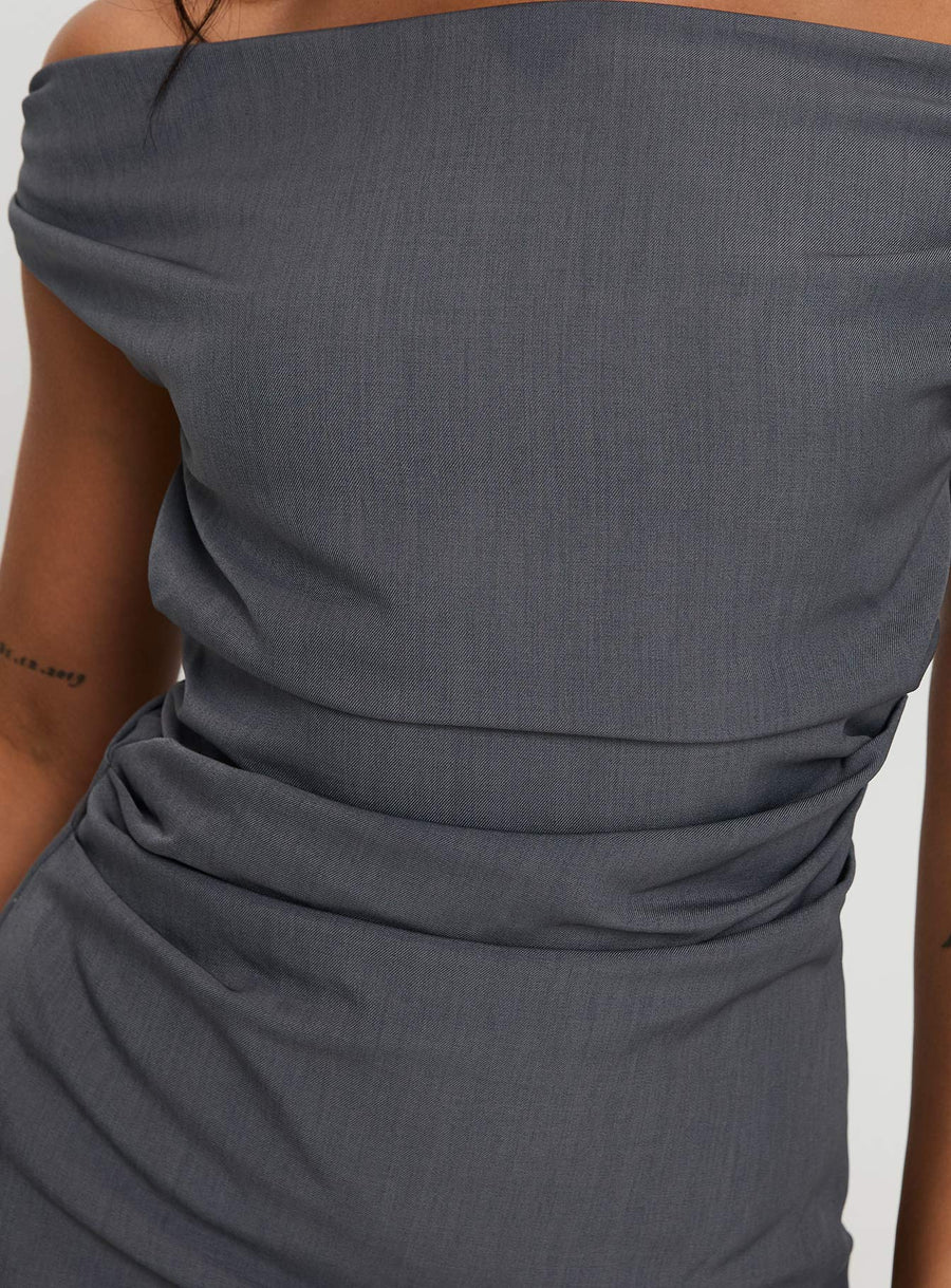 Horizons Mini Dress Grey · photo 6