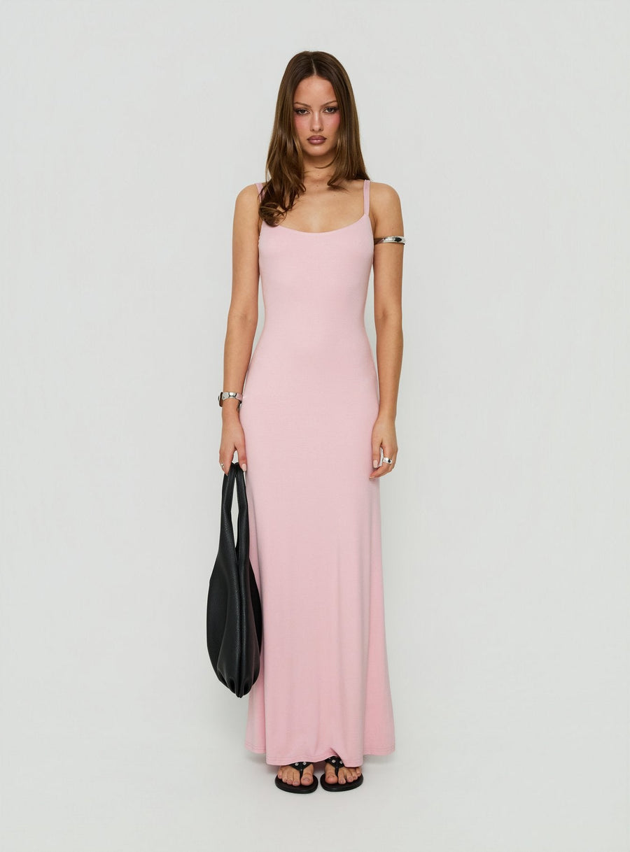 Elecia Scoop Maxi Dress Marshmallow Pink · photo 6