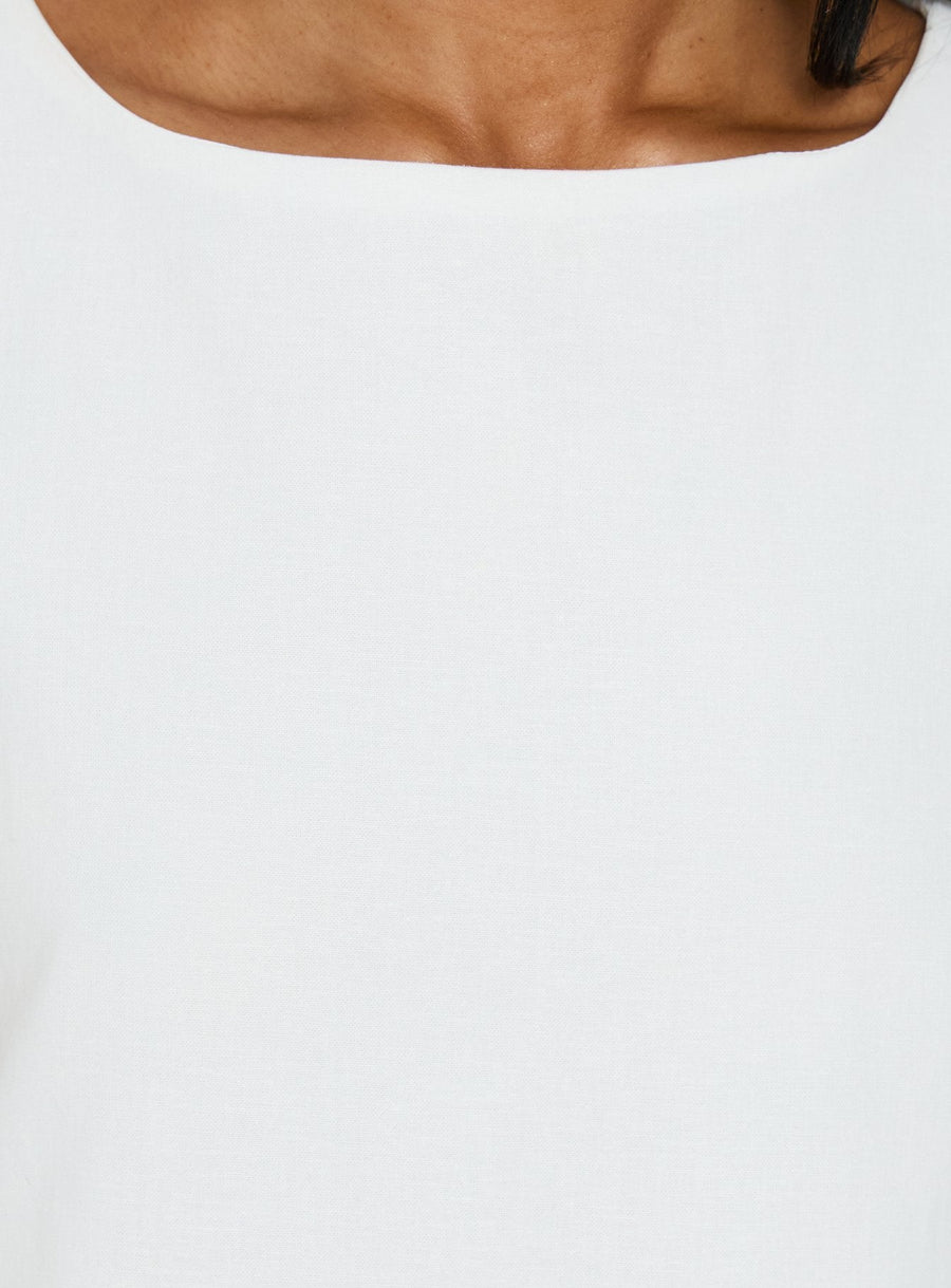 Haily Babydoll Mini Dress White · photo 6