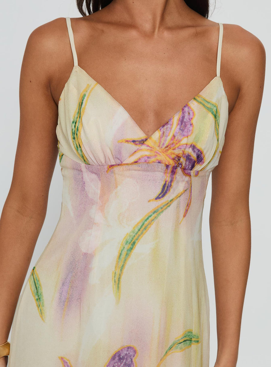 Isakaia Beaded Maxi Dress Floral / Multi · photo 6
