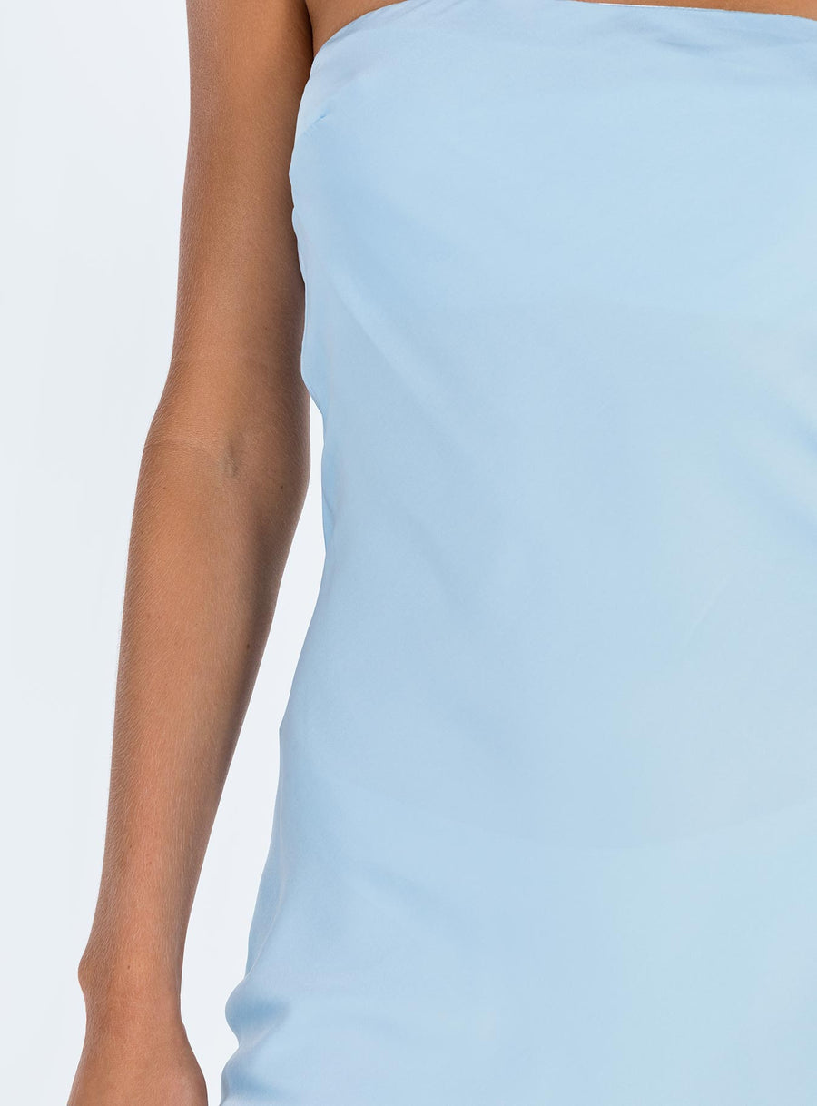 Jasmyn Mini Dress Blue · photo 6