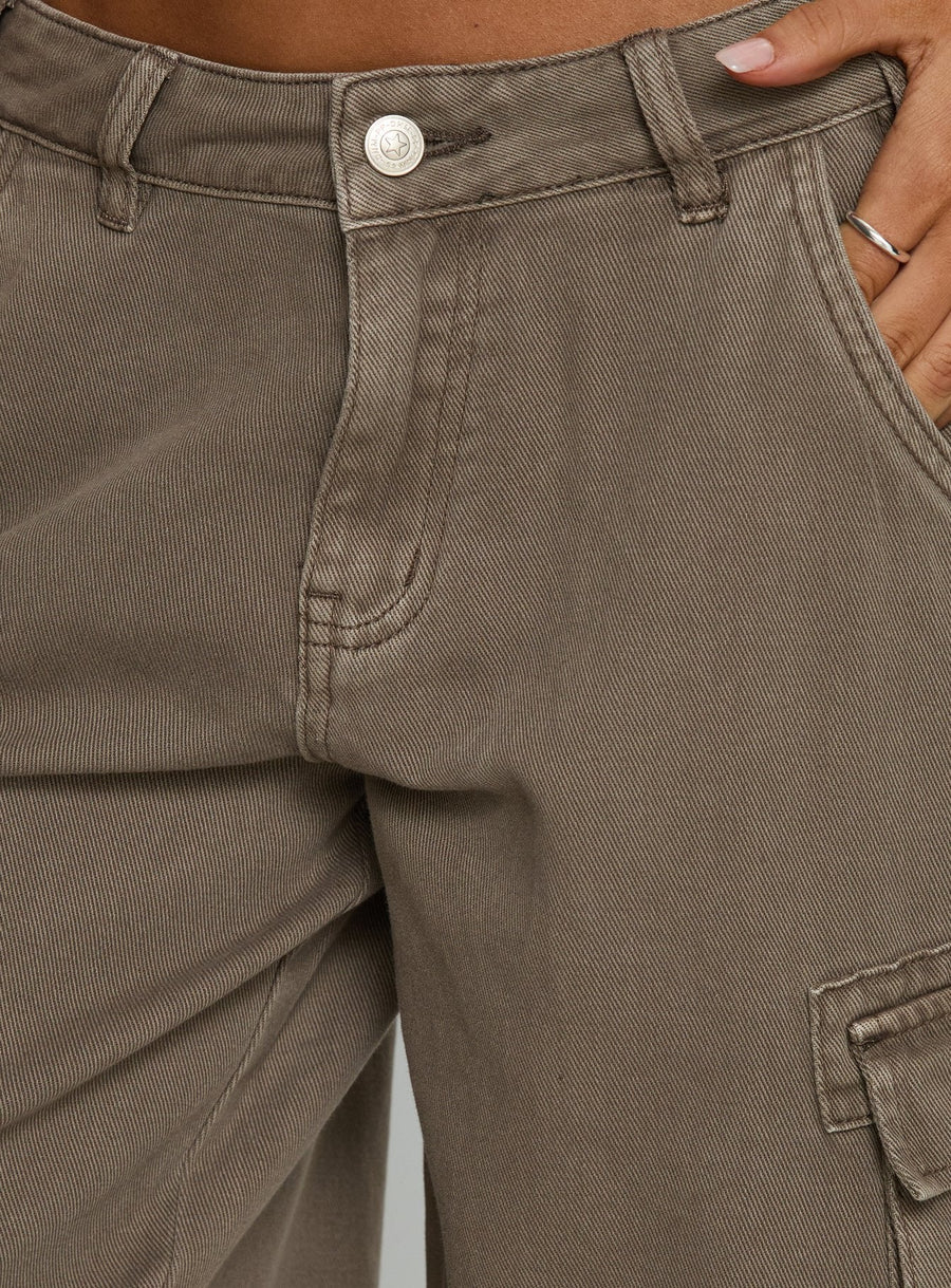 Hudsen Longline Cargo Shorts Khaki · photo 6