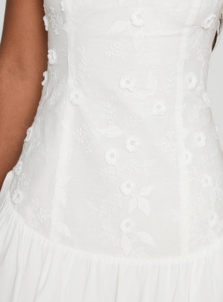 Envie Strapless Mini Dress White · photo 6